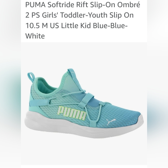 Puma Other - GUC Puma Softride Rift Slip-on Ombre 2 Big Kids sneakers. Size 1